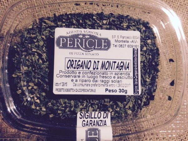 Origano di montagna essiccato